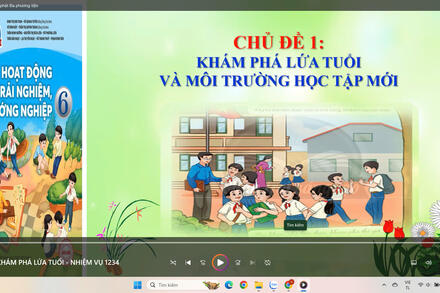 CHỦ ĐỀ 1: KHÁM PHÁ LỨA TUỔI VÀ MÔI TRƯỜNG HỌC TẬP MỚI