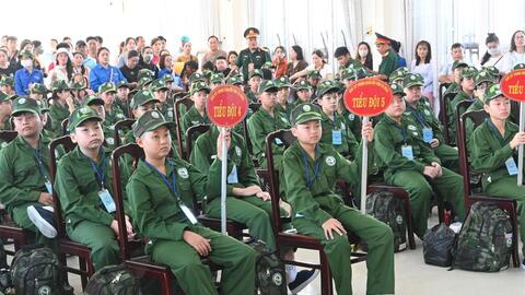 Cà Mau: 108 em “Chiến sĩ nhí” tham gia Chương trình “Học kỳ trong Quân đội”, khóa XVII - năm 2025.