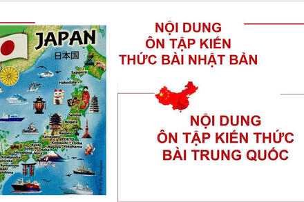 NỘI DUNG ÔN TẬP KIẾN THỨC BÀI NHẬT BẢN VÀ TRUNG QUỐC