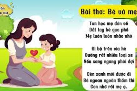Thơ Bé và mẹ