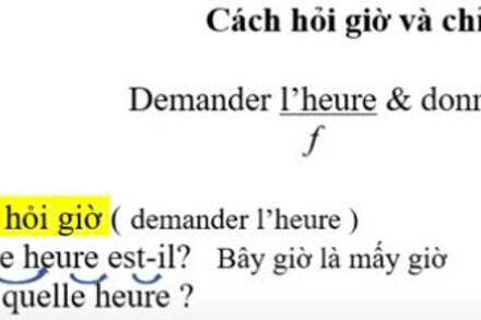 ÔN TẬP CUỐI KÌ 2_TIẾNG PHÁP_KHỐI 10: Demander l'heure et donner l'heure.