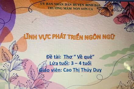 Thơ Về quê