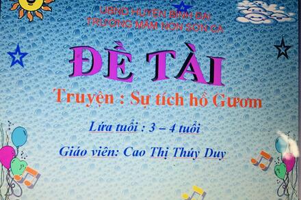 Truyện Sự Tích Hồ Gươm