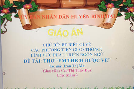 Thơ em thích được vẽ