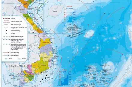 BẢN ĐỒ BIỂN ĐẢO VIỆT NAM
