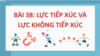 Bài 38: Lực tiếp xúc và lực không tiếp xúc