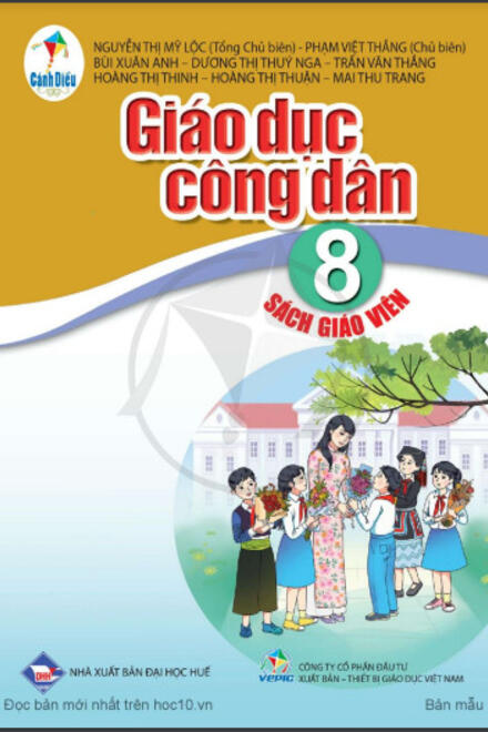 Sách giáo viên - GIÁO DỤC CÔNG DÂN 8 - Cánh diều