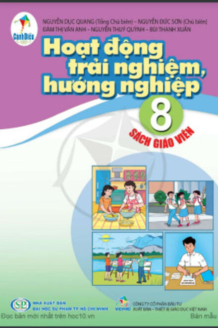 Sách giáo viên - HOẠT ĐỘNG TRẢI NGHIỆM 8 - Cánh diều