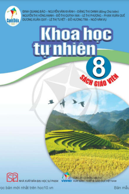 Sách giáo viên - KHOA HỌC TỰ NHIÊN 8 - Cánh diều