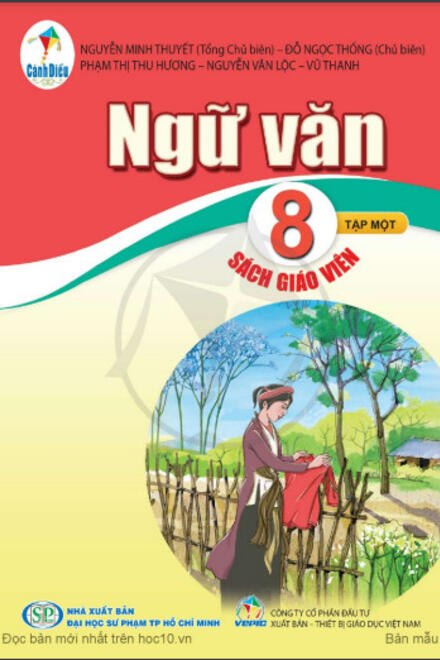 Sách giáo viên - NGỮ VĂN 8 - TẬP 1 -Cánh diều