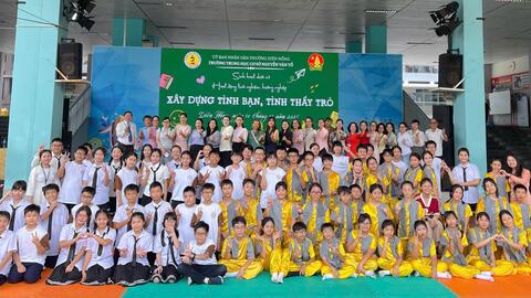 Sinh hoạt dưới cờ – Hoạt động trải nghiệm, hướng nghiệp lớp 6/3, 6/4; Chủ đề: Tình bạn – Tình thầy trò.