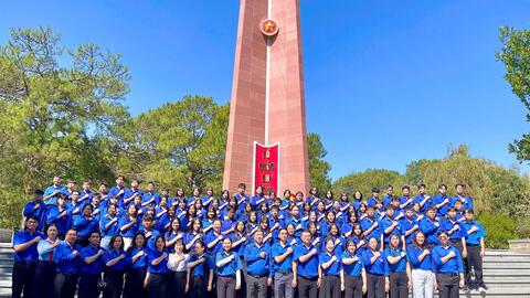 Lễ kết nạp Đoàn ấn tượng trong Ngày Đoàn viên năm 2026