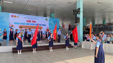 Hội thi Nghi thức Đội cấp Liên đội – Tự hào truyền thống, vững bước tương lai.