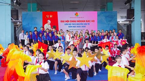 Đại hội Cháu ngoan Bác Hồ Liên đội THCS Nguyễn Văn Tố năm học 2025–2026