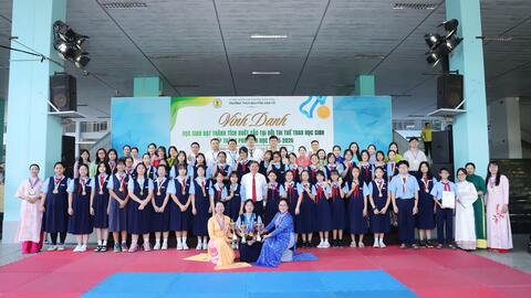 Vinh danh học sinh THCS Nguyễn Văn Tố đạt thành tích xuất sắc tại Hội thi Thể thao học sinh Thành phố Hồ Chí Minh năm học 2025–2026.
