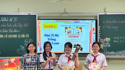 Tiết Chuyên đề - Thao giảng môn Mỹ thuật lớp 8