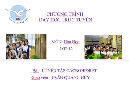 Luyen Tap Cacbohidrat
