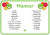 ANH 8 ADVERBS OF MANNER