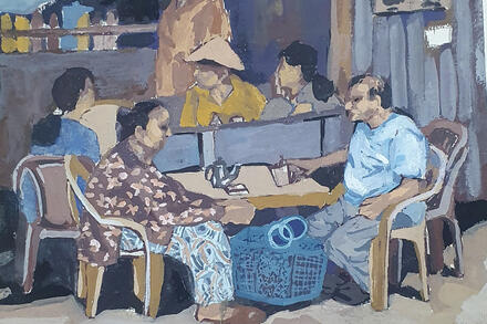 Bài 2: Tranh màu bột