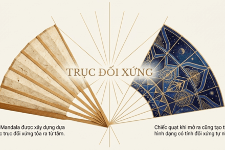 Stem Toán 6: Quạt Mandala -Sự cân bằng, thiền định và đối xứng Toán học