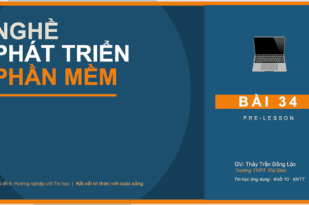 Bài 34 Nghề Phát Triển Phần Mềm