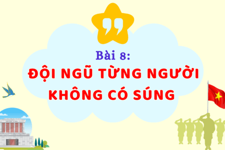 Bài 8: Đội ngũ từng người không có súng