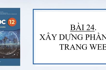 Bài 24: Tạo phần đầu trang Web