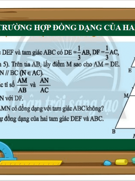 Bài 2. Các trường hợp đồng dạng của hai tam giác