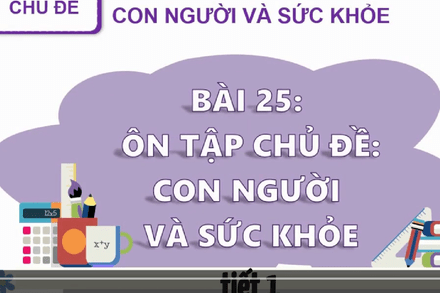 Tuần 29 Bài 25_ Ôn tập chủ đề con người và sức khỏe trang 106 - 107 (tiết 1)
