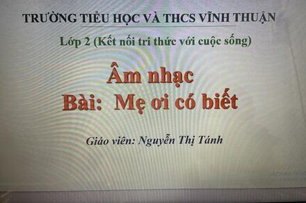 Mẹ ơi có biết