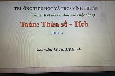 Thừa số - Tích