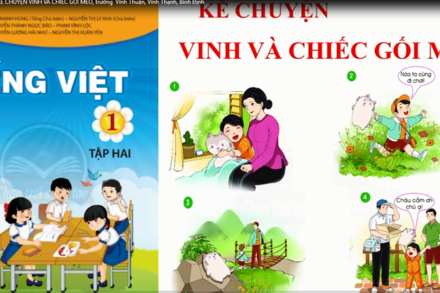 MÔN TIẾNG VIỆT- LỚP 1. CHỦ ĐỀ 24. BÀI 4 : KỂ CHUYỆN : VINH VÀ CHIẾC GỐI MÈO- Bộ sách Chân trời sáng tạo