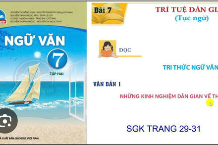 NHỮNG KINH NGHIỆM DÂN GIAN VỀ THỜI TIẾT