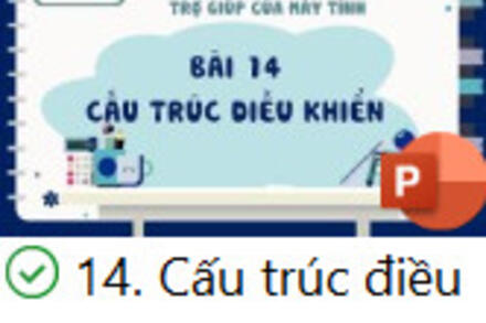 Bài 14: Cấu trúc điều khiển