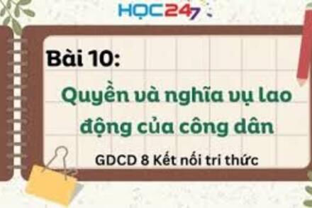 Quyền và nghĩa vụ lao động của công dân
