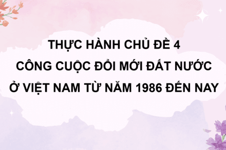 THỰC HÀNH CHỦ ĐỀ 4