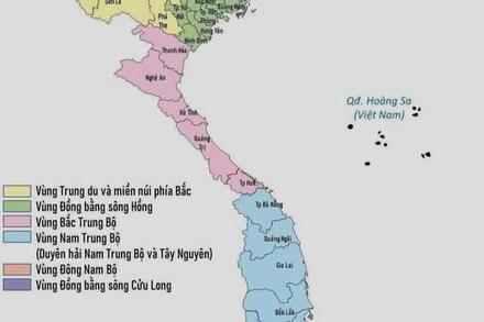 Địa 9-các vùng kinh tế Việt Nam sau sáp nhập