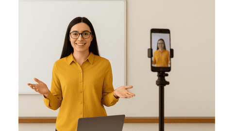 Hướng dẫn Giáo viên quay video bài giảng bằng điện thoại cho học sinh học trực tuyến