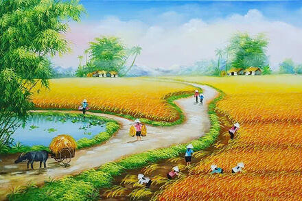 QUÊ EM XANH NGÁT - THANH TUYỀN