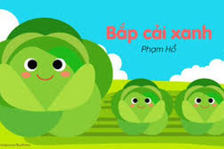 BÀI THƠ BẮP CẢI XANH_Phạm Thị Bích Liên_ 24-36 tháng