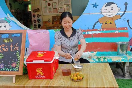 Chồi 4: Hoạt động trải nghiệm: Pha trà tắc