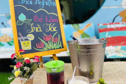 🍋🍹 HOẠT ĐỘNG TRẢI NGHIỆM: BÉ LÀM TRÀ TẮC – LỚP LÁ 4 🍹🍋