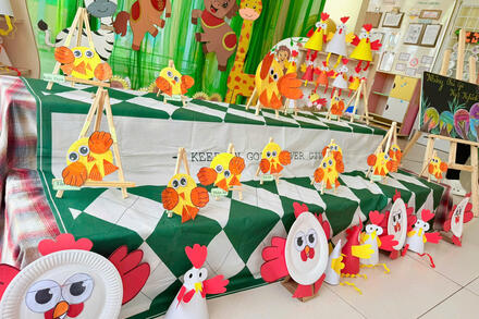 CÙNG CÁC BÉ LỚP NHÀ TRẺ 2 THAM GIA HỘI GIẢNG CẤP TRƯỜNG