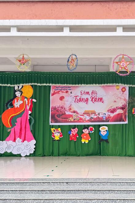 Không khí ngày Tết Trung Thu năm 2025 của Trường Mầm Non Hoa Hồng 2